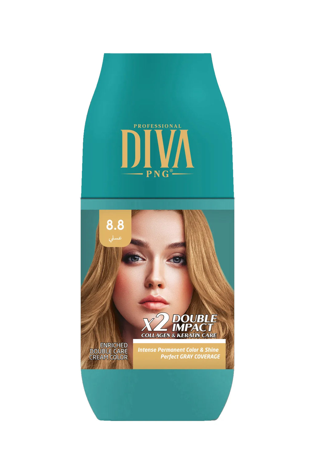 PNG DİVA 9 PIECE SET PAINT 100ML 8.8 DARK YELLOW BROWN