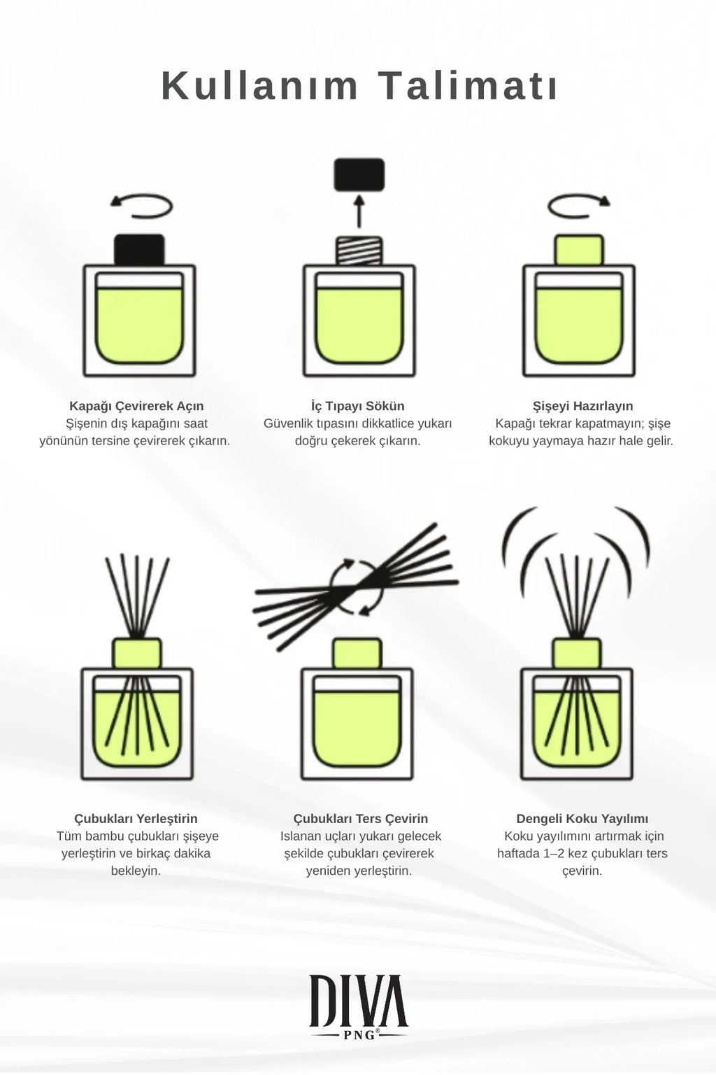 Angel Scented Square Bottle Stick Room Fragrance Premium Series 100 ml