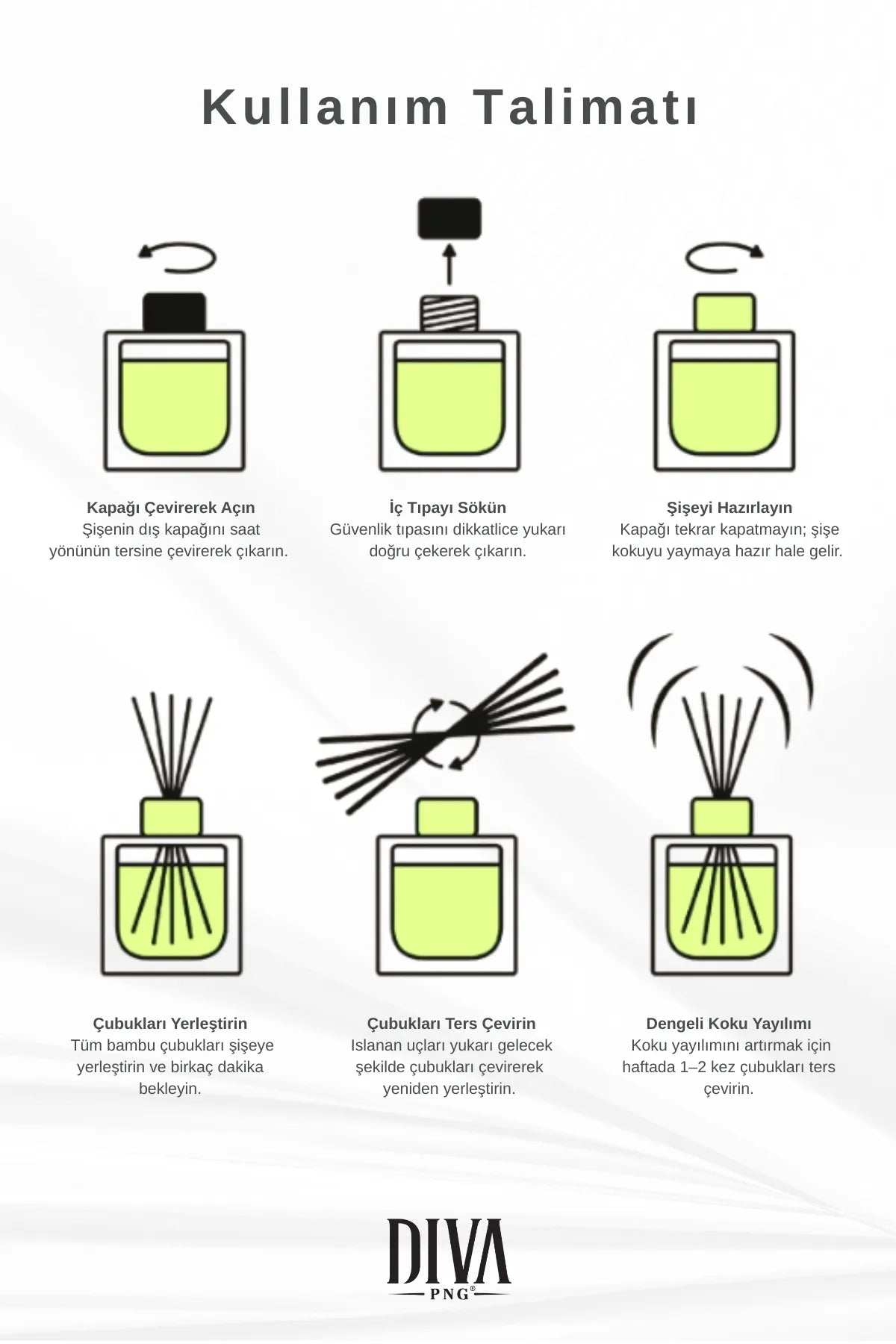 Angel Scented Square Bottle Stick Room Fragrance Premium Series 100 ml