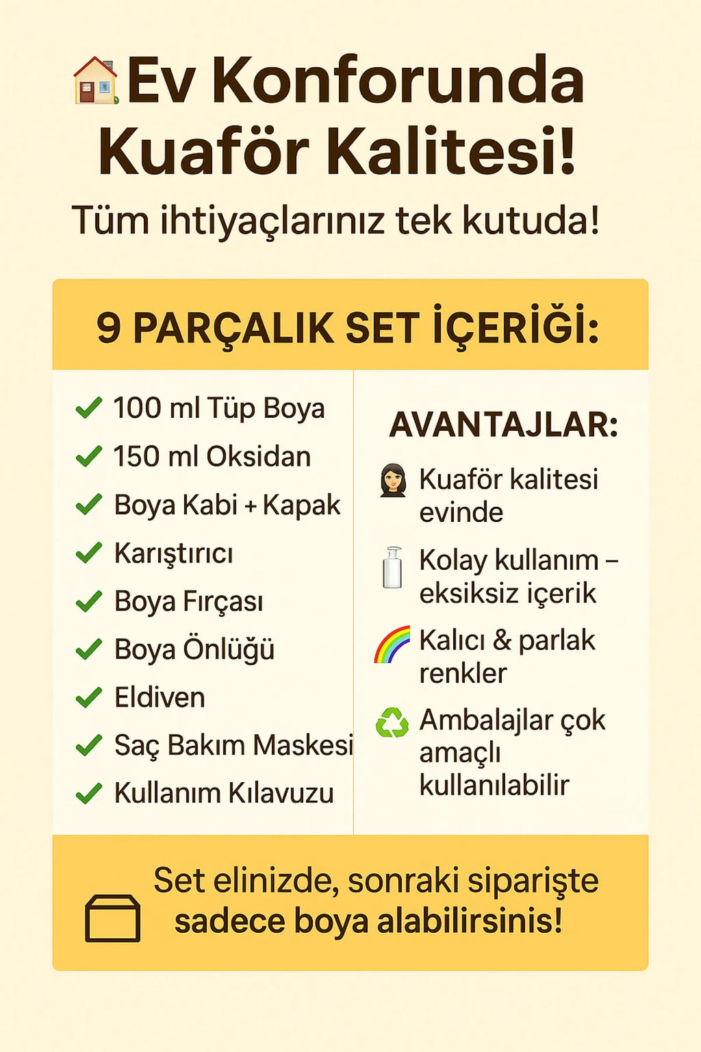 PNG DİVA 9 PARÇA SET BOYA 100ML 8,3 KOYU SARI DORE