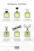 Rose Square Bottle Reed Diffuser | Premium Series 100ml