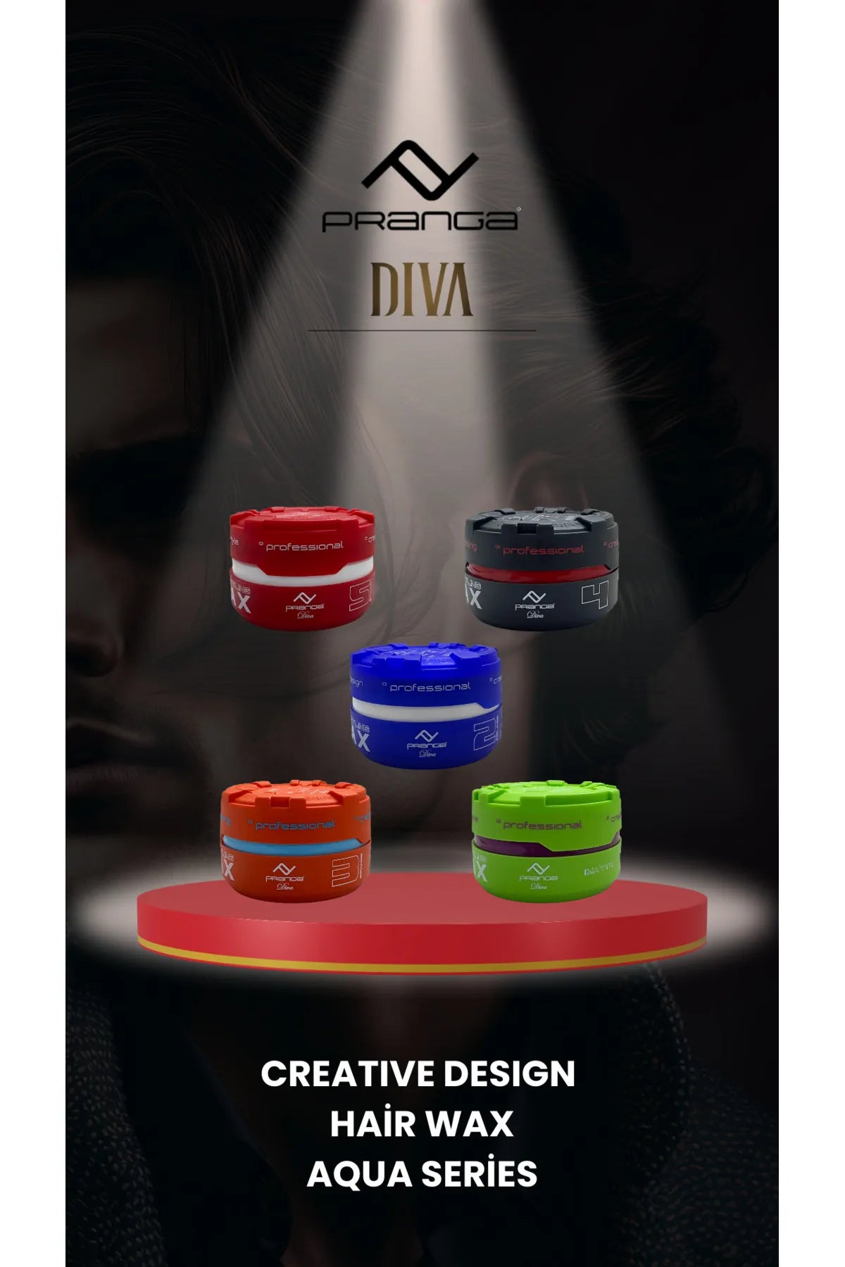 Black 04 Aqua Series Hair Wax – 150 ml