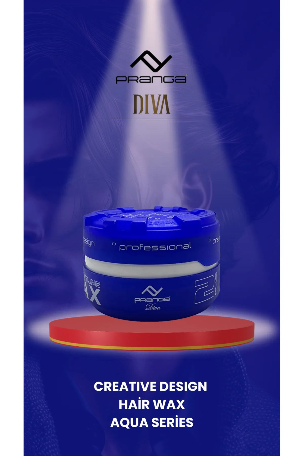 PRANGA BLUE 02 AQUA SERIES HAIR WAX 150 ml. 