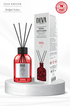 Rose Scented Reed Diffuser | Bamboo &amp; Natural Refreshing Essence 100ml