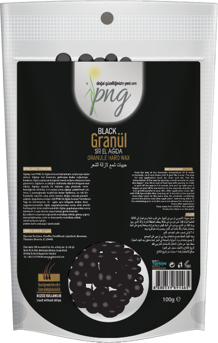 PNG Granular Hand Wax Black 100 gr / 250 gr / 500 gr