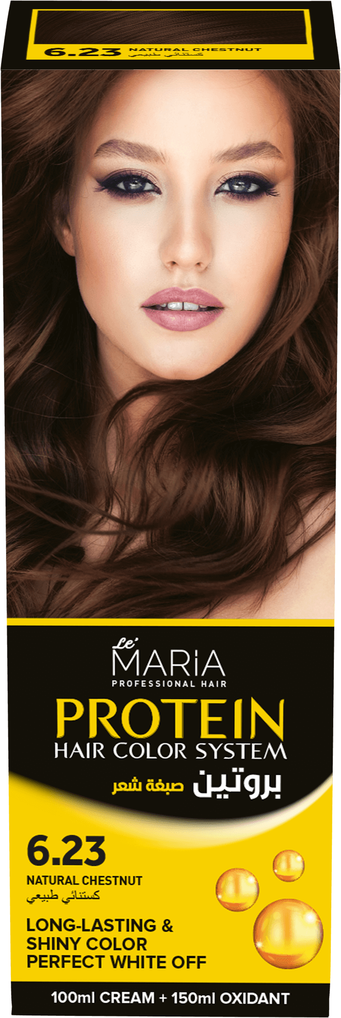 Le Maria Protein Hair Color System 6.23 / Chestnut Shell