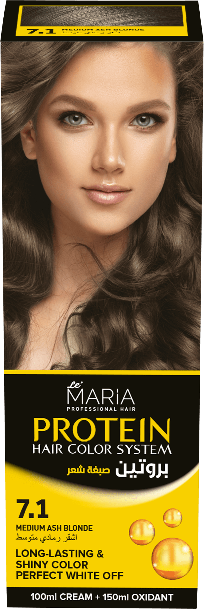 Le Maria Protein Hair Color System 7.1 / Ash Blonde