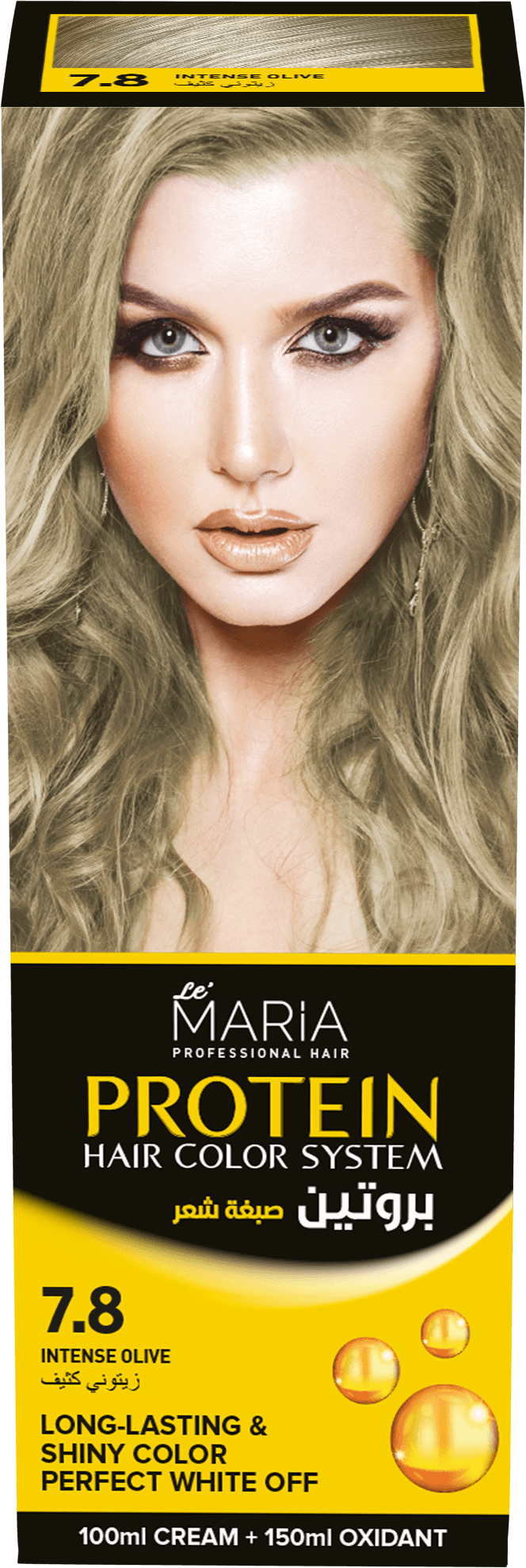 Le Maria Protein Hair Color System 7.8 / Intense Olive Brown