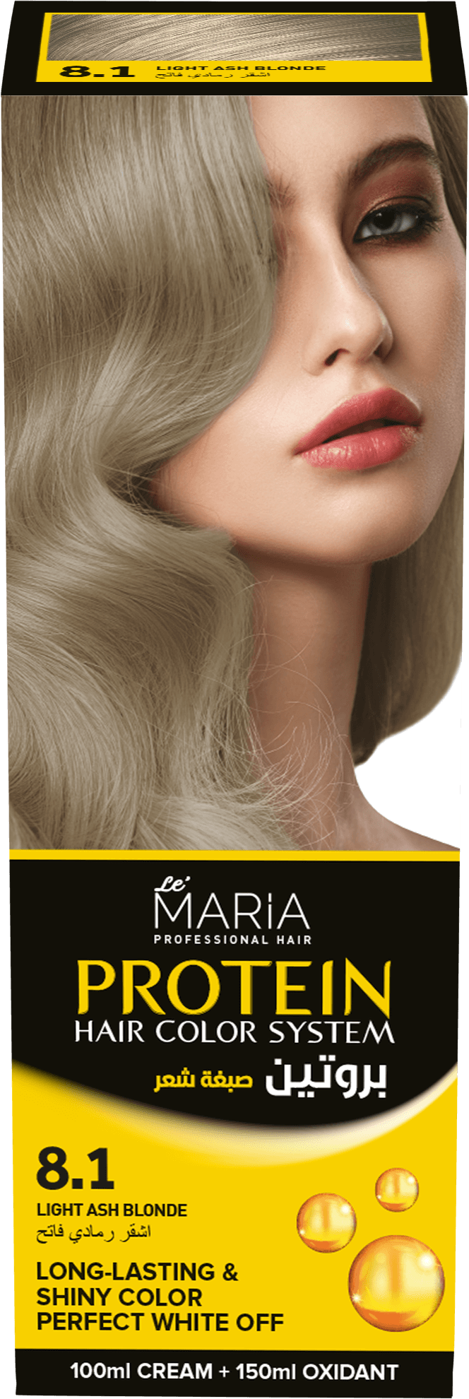 Le Maria Protein Hair Color System 8.1 / Light Ash Blonde