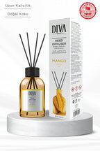 Mango Scented Reed Diffuser | Bamboo &amp; Natural Refreshing Essence 100ml